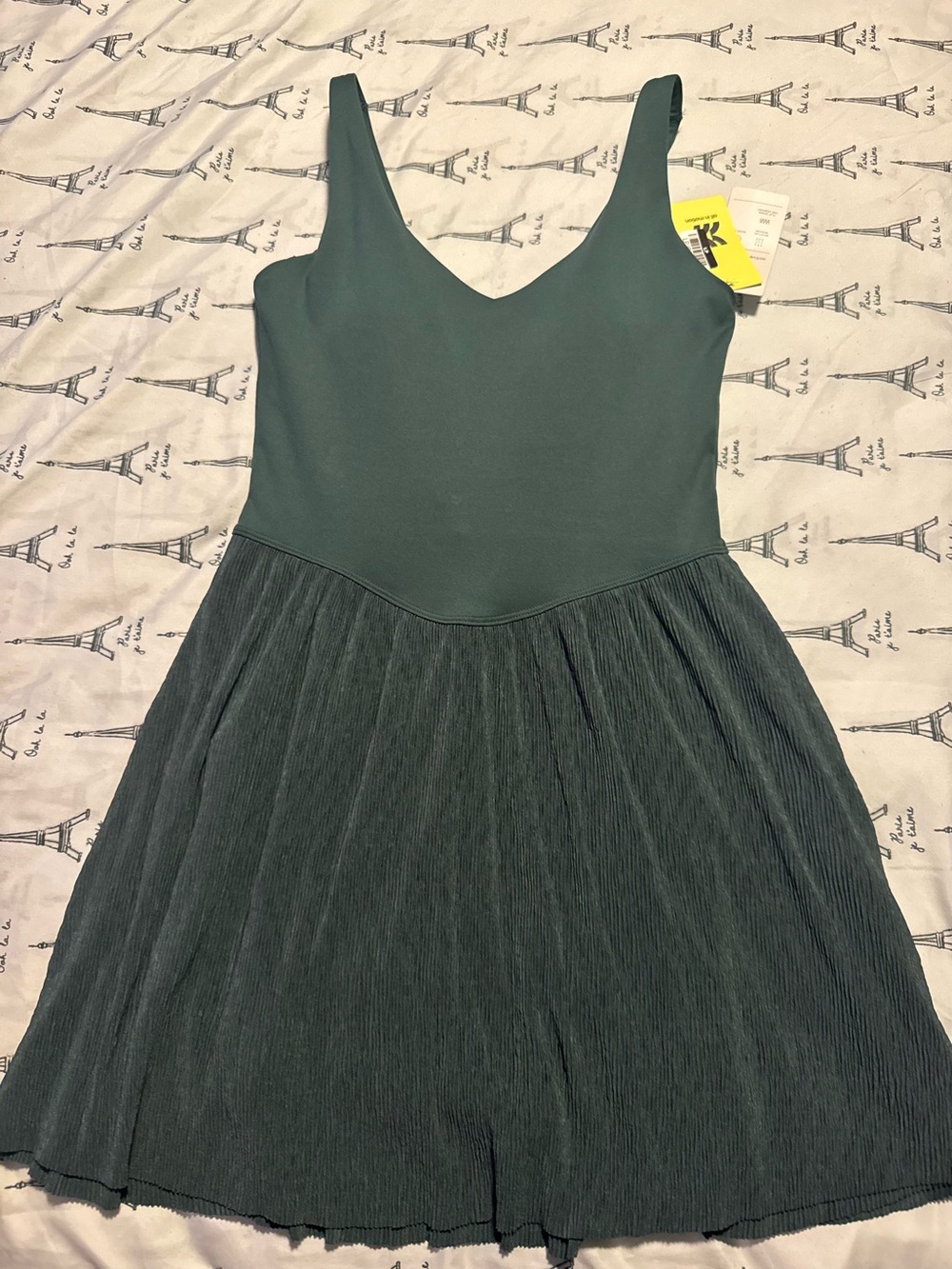 all in motion Teal Sleeveless Skater Dress